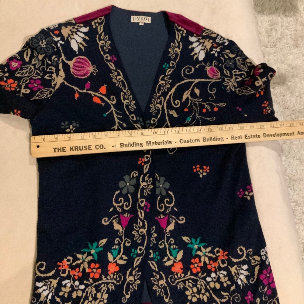 Ivko Sundance 40 Embroidered Jacket Women’s Scandi Cottagecore Officecore - Picture 5 of 9